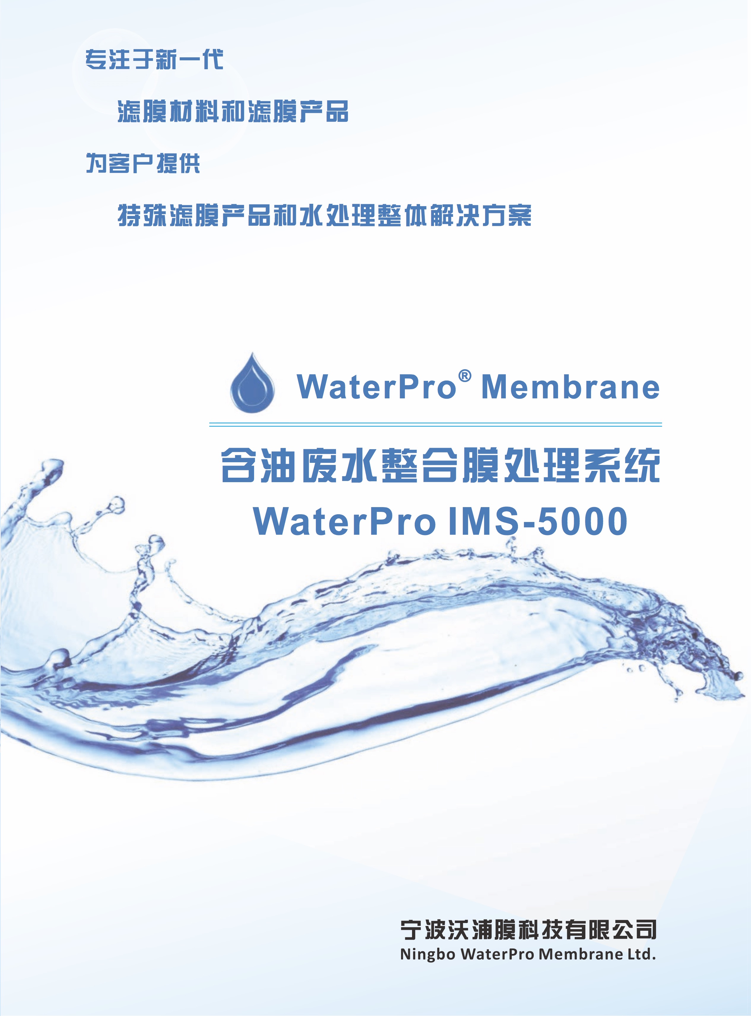 WaterPro IMS整合膜处理系统